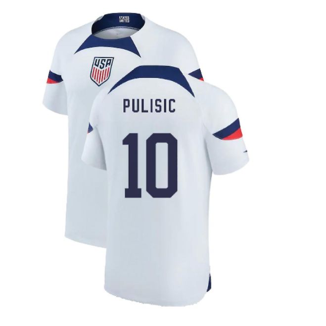 Polisic 10 Unisex Shirt 2022-23 USA United States Home Jersey - Jersey Teams World