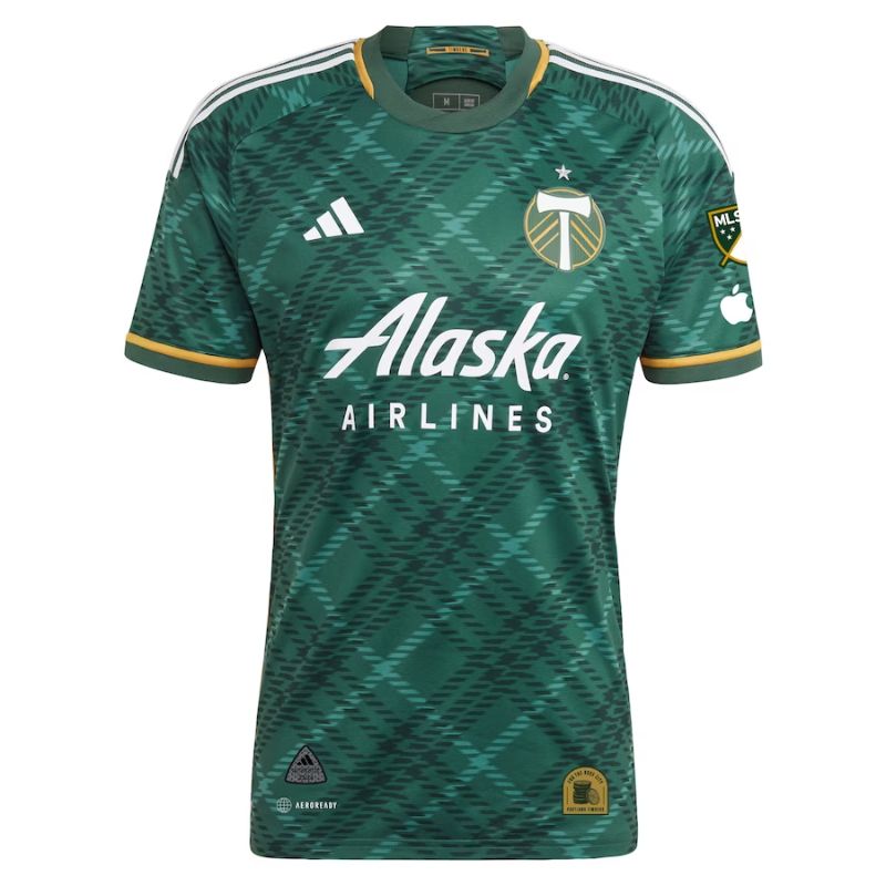 Portland Timbers  Unisex Shirt 2023/24 Custom Jersey - Green - Jersey Teams World