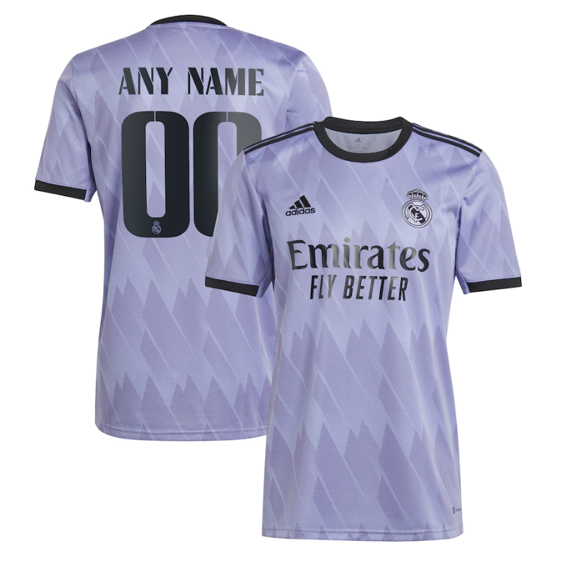 Real Madrid   Unisex Shirt 2023 Away Custom Jersey - - Jersey Teams World