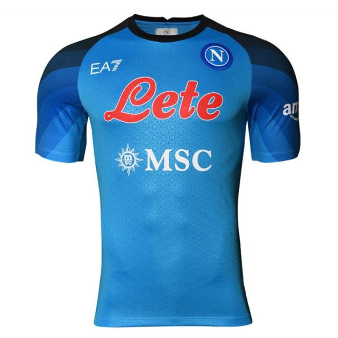 SSC Napoli Home Match Unisex Shirt 2022/23 Custom Jersey - Blue - Jersey Teams World