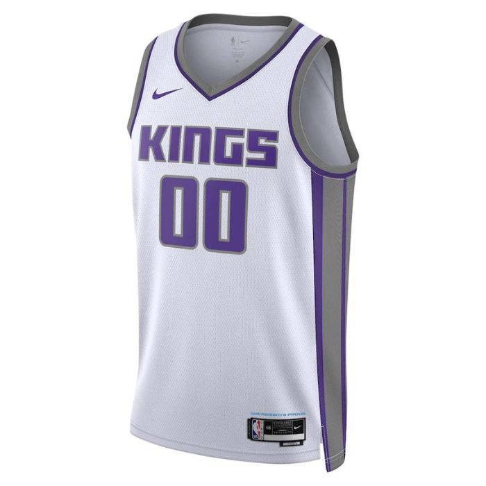 Sacramento Kings Unisex 2023 Swingman Custom Jersey White - Association Edition - Jersey Teams World