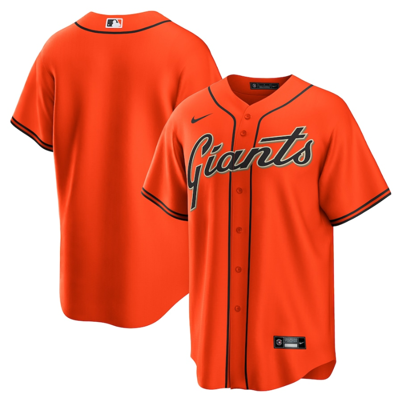 San Francisco Giants Team 2022 Orange Alternate Custom Jersey Unisex Pro Official - Jersey Teams World