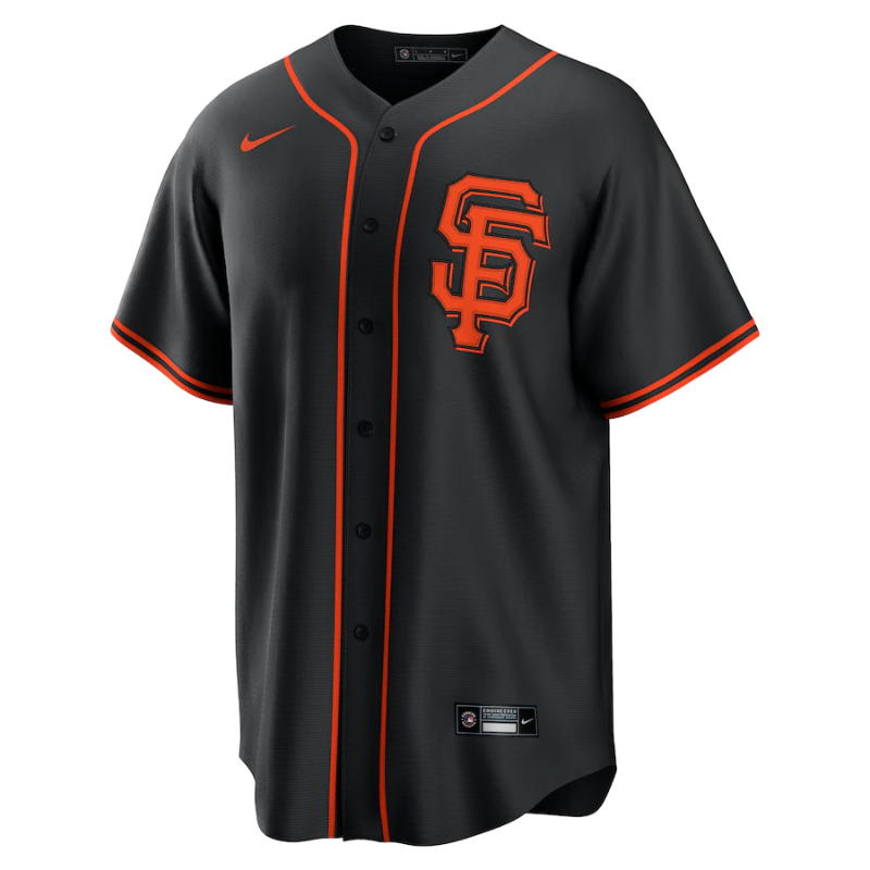 San Francisco Giants 2022 Black Alternate Team Custom Jersey Unisex Pro Official - Jersey Teams World