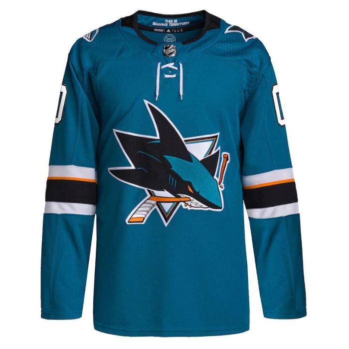 San Jose Sharks Unisex Home Primegreen Pro Personalized Jersey - Teal - Jersey Teams World