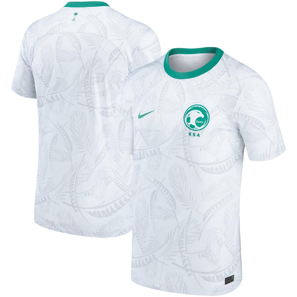 Saudi Arabia National Team Home Shirt 2022  customized Jersey Unisex - White - Jersey Teams World