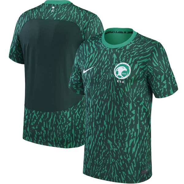 Saudi Arabia National Team Away Shirt 2022  customized Jersey Unisex - Green - Jersey Teams World