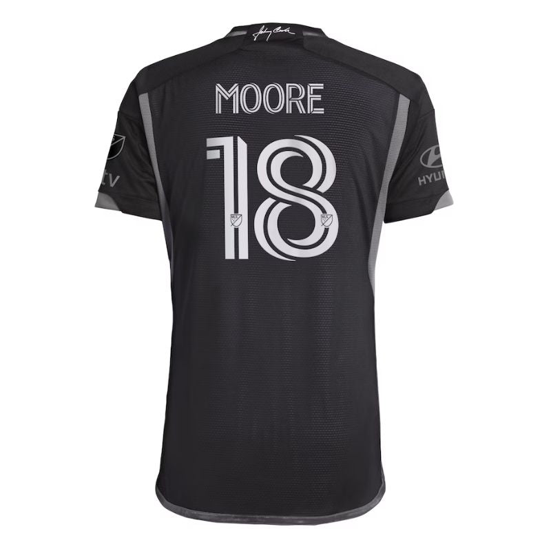Shaq Moore Nashville SC  Unisex Shirt 2023/24 Player Jersey - Black - Jersey Teams World