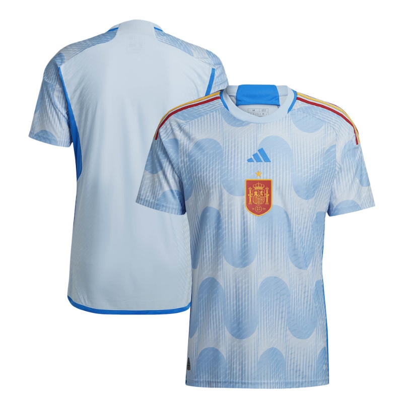 Spain National Team Away jersey 2022  Customized Shirt Unisex - Blue - Jersey Teams World