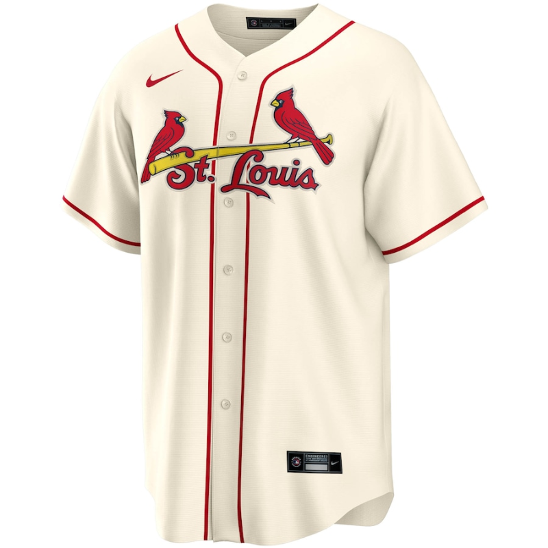 St. Louis Cardinals Cream Alternate Team 2022 Custom Jersey Unisex Pro Official - Jersey Teams World