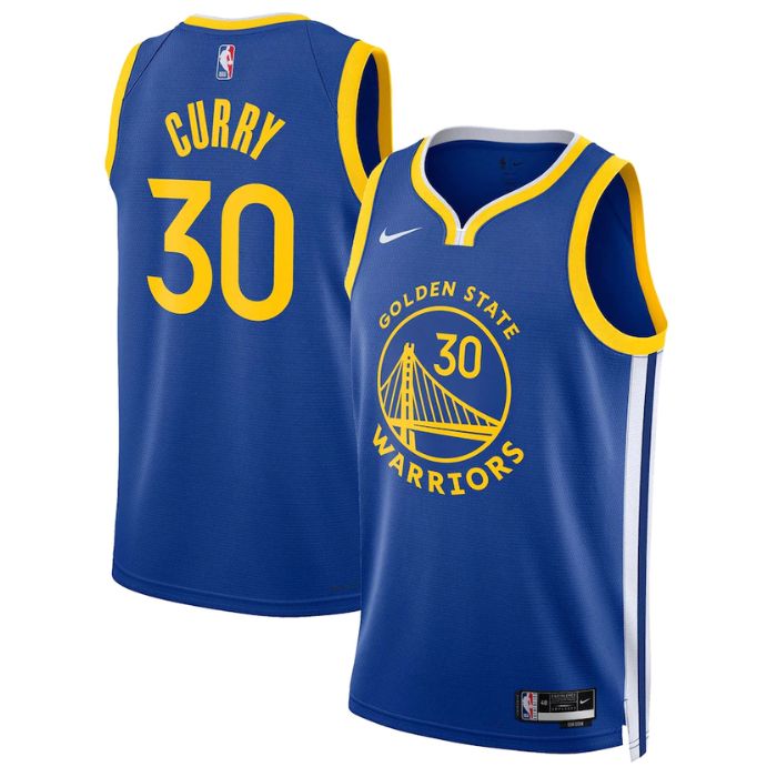 Stephen Curry Golden State Warriors Unisex 2023 Swingman Jersey - Icon Edition - Royal - Jersey Teams World