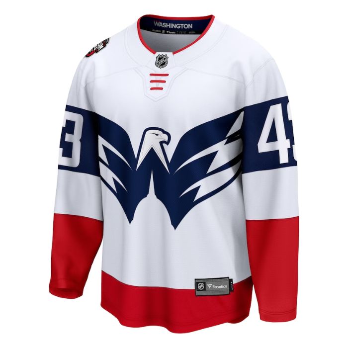 Tom Wilson Washington Capitals Team 2023 NHL Stadium Series Breakaway Unisex Player Jersey - White - Jersey Teams World
