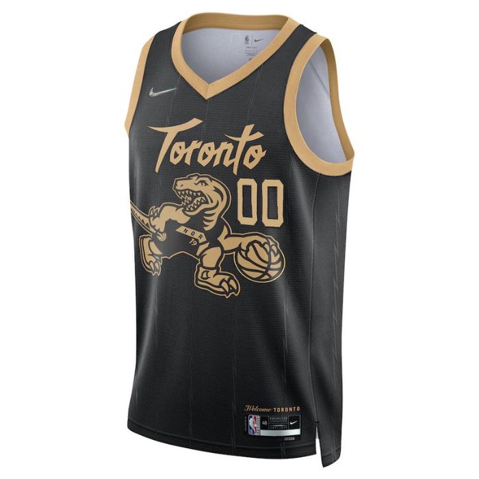 Toronto Raptors Unisex 2021/22 Swingman Custom Jersey - City Edition - Black - Jersey Teams World