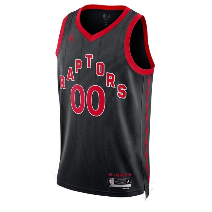 Toronto Raptors Unisex 2023 Swingman Custom Pro Official Jersey - Statement Edition - Black - Jersey Teams World