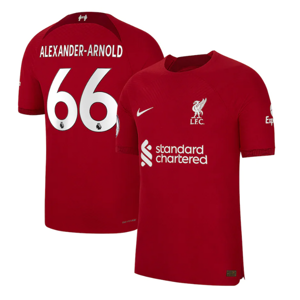 Trent Alexander-Arnold 66 Liverpool Home Shirt   2023 Player Unisex Jersey - Red - Jersey Teams World