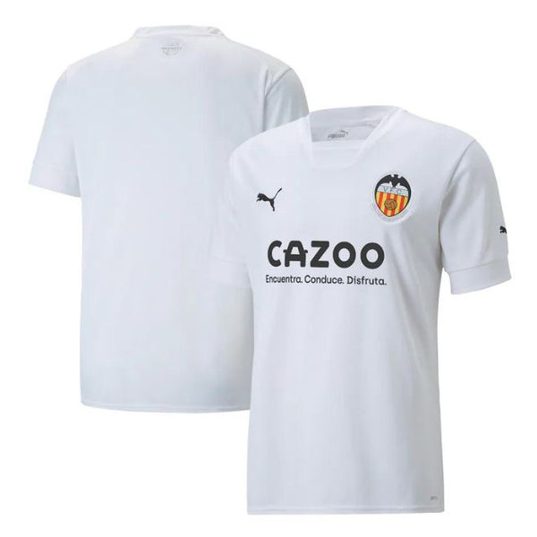 Valencia Home Shirt 2022-23 Customized Jersey - White - Jersey Teams World