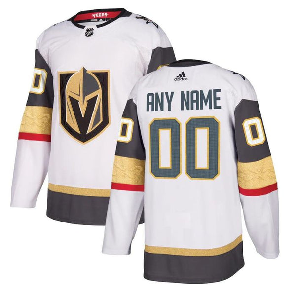 Vegas Golden Knights Team Away Pro Official Personalizedized Jersey - White - Jersey Teams World
