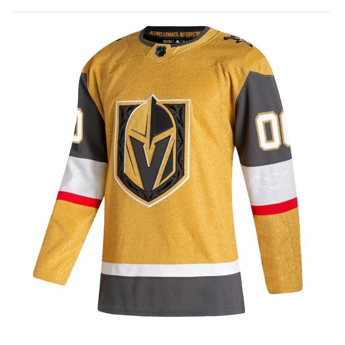 Vegas Golden Knights Team Home Pro Official Unisex Personalized Jersey - Gold - Jersey Teams World