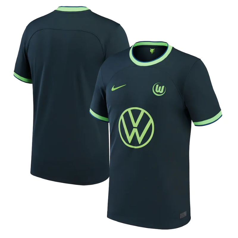 VfL Wolfsburg Away Stadium Shirt 2022-23 Custom Jersey - Jersey Teams World