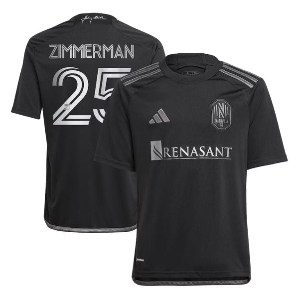 Walker Zimmerman Nashville SC  Unisex Shirt 2023/24 Player Jersey - Black - Jersey Teams World