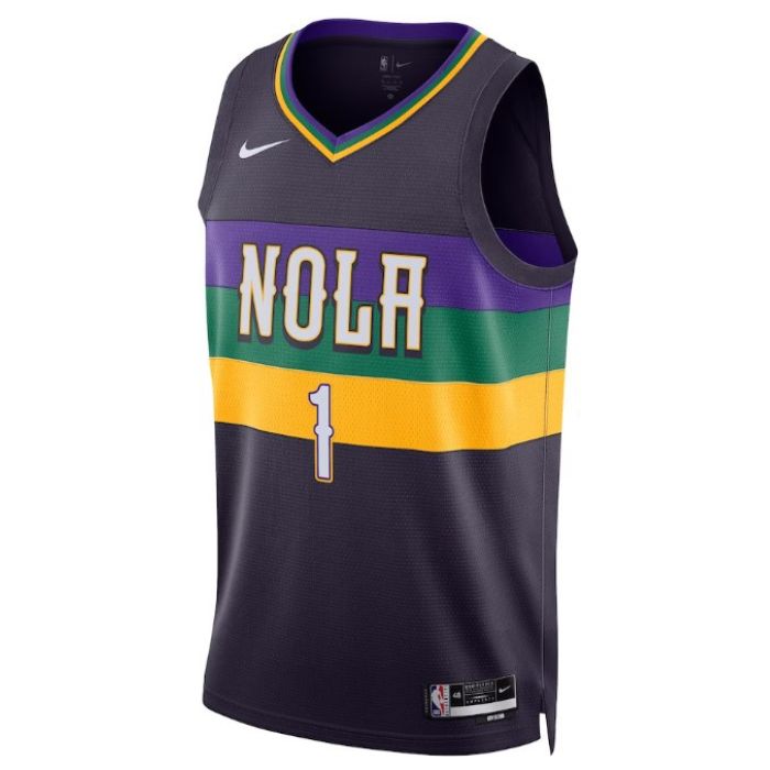 Zion Williamson New Orleans Pelicans Unisex 2023 Swingman Jersey - City Edition - Purple - Jersey Teams World