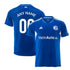 Fc Schalke 2022 home jersey by Jerseyteamsworld showing front and back views with custom name and number
