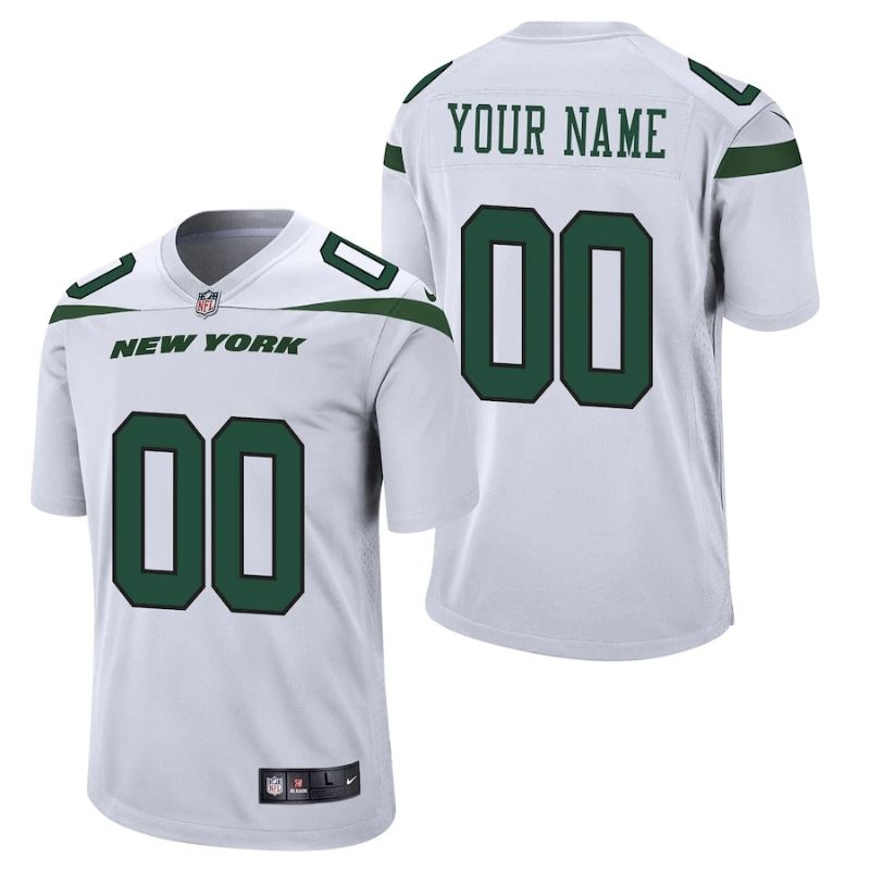 New York Jets Team 2022 Custom jersey Unisex Pro Official - White - Jersey Teams World