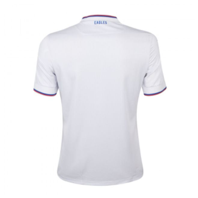 Back view of Crystal Palace away jersey 2022/23 in white with blue and red trim by Jerseyteamsworld