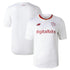 White AS Roma away jersey 2022 23 with red accents and digitalbits sponsor logo
