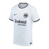 Eintracht Frankfurt home jersey 2022 23 white soccer shirt with black trim and sponsor logo