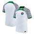 Nigeria national team 2023 away Nike jersey white with green and black patterned sleeves by Jerseyteamsworld