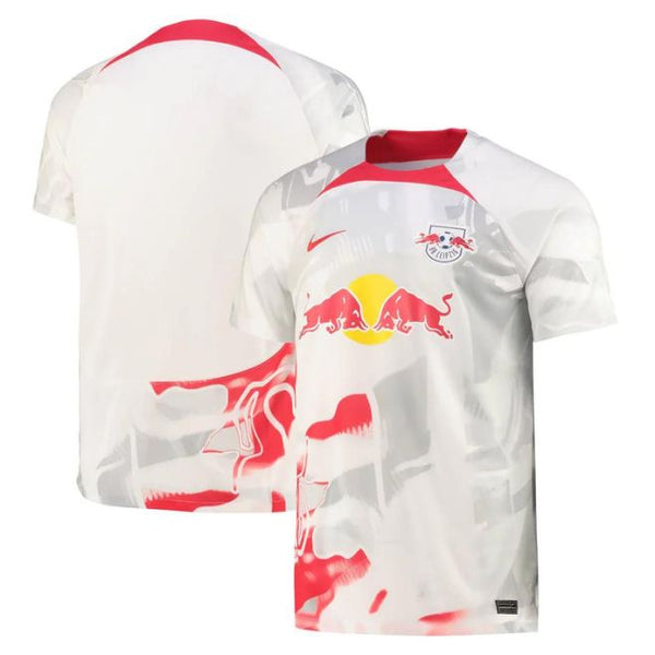 Red Bull Leipzig home jersey 2022 by Jerseyteamsworld in white with red and yellow accents