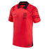 South Korea soccer Nike Custom jersey 2022 in red with black collar and Korean emblem on chest
