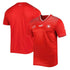 Switzerland 2022 2023 home Puma jersey in red with white stripes and Swiss cross emblem