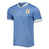 Uruguay team Puma jersey 2023 light blue soccer shirt with white collar and sleeve cuffs